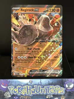 Pokemon Card Regirock EX 101/182 Destined Rivals Double Rare NM - Image 1