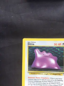 Pokemon Cards: Fossil Rare Holo: Ditto 3/62 - Image 3