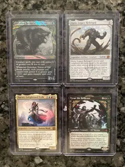 Magic the Gathering - 21 Cards Inc Goreclaw, Terror of Qal Sisma (MUL) Halo Foil - Image 1