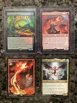 Magic the Gathering - 21 Cards Inc Goreclaw, Terror of Qal Sisma (MUL) Halo Foil - Image 5