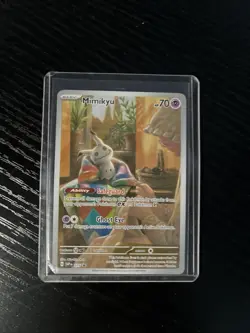 Pokemon TCG Mimikyu Scarlet & Violet Promo Card 075/Promo Near Mint Condition - Image 1