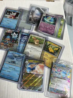 Pokemon Card and Star Wars chrome lot over 250 cards - Image 1