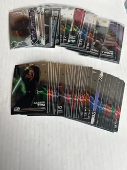 Pokemon Card and Star Wars chrome lot over 250 cards - Image 3