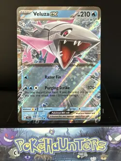 Pokemon Card Veluza ex 043/159 Journey Together Double Rare Near Mint - Image 1