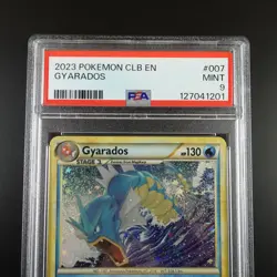 PSA 9 Gyarados 007/034 Pokemon Classic Collection English Holo Graded Card - Image 2