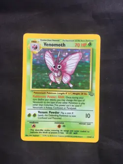 Pokemon Cards: Jungle Rare Holo: Venomoth 13/64 - Image 1