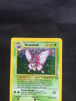 Pokemon Cards: Jungle Rare Holo: Venomoth 13/64 - Image 2