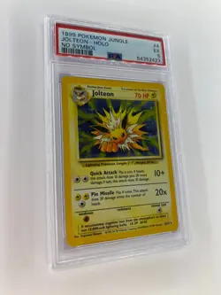 Jolteon 4/64 - No Symbol Error - Jungle Set - Holo Rare - Pokemon Card - PSA 5 - Image 4