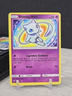 Pokemon TCG Shining Mew Holo Rare Card 40/73 Shining Legends Great Condition NM - Image 3
