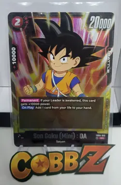 Son Goku (Mini) : DA FB04-012 SR - Dragon Ball Super Card Game FUSION WORLD - Image 1