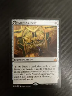Azor's Gateway / Sanctum Of The Sun Rivals Of Ixalan Mythic Rare 176/196 MTG - Image 1