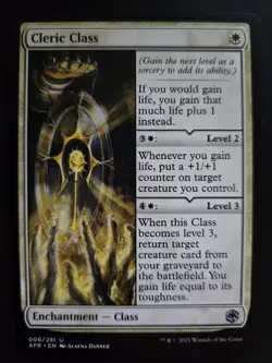 Cleric Class NM Adventures in the Forgotten Realms MTG FREE SHIPPING - Image 1