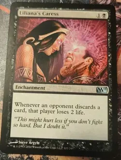 Magic the Gathering - Magic 2011 (M11) Liliana's Caress 2011 103 Uncommon - Image 1