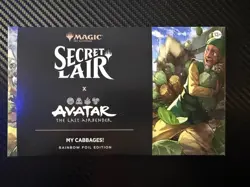 MTG Secret Lair x Avatar: The Last Airbender: My Cabbages! Rainbow FOIL - Image 1