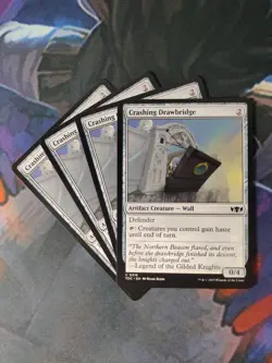 Crashing Drawbridge x 4 | 7% Off 2+ | Dragonstorm | NM | MTG - Image 1