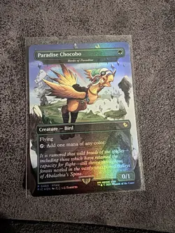 Paradise Chocobo - Birds of Paradise (Borderless) Commander: Final Fantasy Foil - Image 1