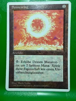 MTG Magic the Gathering - Sonnenring / Sol Ring - FWB Deutsch Unlimited - Image 1