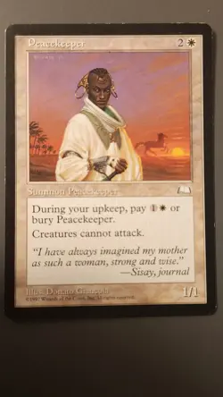 MTG: Magic the Gathering - Weatherlight Expansion: PEACEKEEPER - Image 1