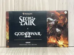 Magic The Gathering Secret Lair God of War Greek Traditional Foil - Image 1