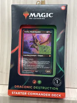 Magic the Gathering MTG Draconic Destruction Starter Commander Deck - Image 1