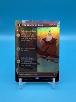 The Legend Of Roku (Borderless) - FOIL - Avatar: The Last Airbender - Image 1