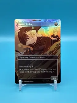 The Legend Of Roku (Borderless) - FOIL - Avatar: The Last Airbender - Image 2