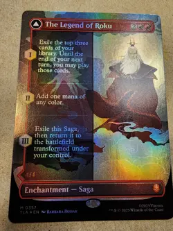 The Legend of Roku - #357 Foil Borderless - Avatar - Mtg - Image 1