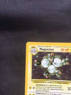 Pokemon Cards: Fossil Rare Holo: Magneton 11/62 - Image 3