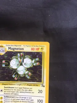 Pokemon Cards: Fossil Rare Holo: Magneton 11/62 - Image 4
