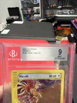 Pokemon Karte card Ho-oh 149/144 Holo Skyridge Crystal Secret Rare DE Beckett 9 - Image 2