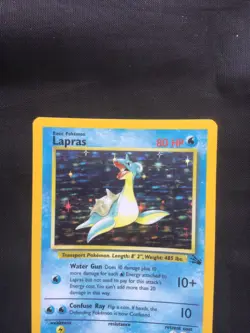 Pokemon Cards: Fossil Rare Holo: Lapras 10/62 - Image 2