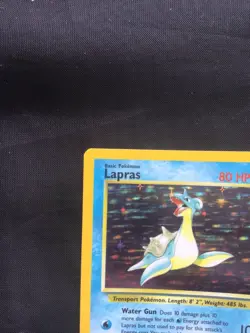 Pokemon Cards: Fossil Rare Holo: Lapras 10/62 - Image 3