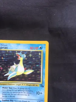 Pokemon Cards: Fossil Rare Holo: Lapras 10/62 - Image 4