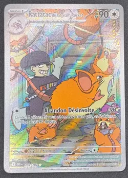 CARTE POKEMON RATTATAC DE LA TEAM ROCKET 202/182 🇫🇷 FR🇫🇷 RIVALITES DESTINEES - Image 1