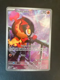 Pokemon TCG Charcadet MEP 022 Phantasmol Flames Pokemon Centre Stamped Promo NM - Image 1