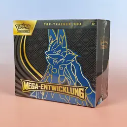 POKEMON MEGA ENTWICKLUNG TOP TRAINER BOX GERMAN OVP SEALED - Image 1
