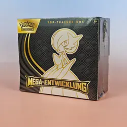 POKEMON MEGA ENTWICKLUNG TOP TRAINER BOX GERMAN OVP SEALED - Image 1