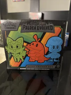 Paldea Evolved Elite Trainer Box ETB Sealed Scarlet Violet Pokemon TCG - Image 1