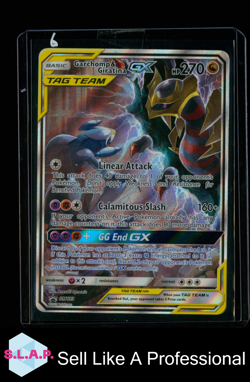 GARCHOMP&GIRATINA GX POKEMON SM193 2019 BLACK STAR PROMO ENGLISH - Image 1