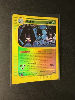 Iksbat 6/144 4 Crobat Reverse Holo Skyridge 64 Pokemon Karte Deutsch - Image 3