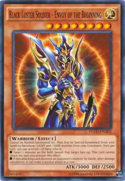 Black Luster Soldier - Envoy of the Beginning - YGLD-ENA02 - Common - Unlimited - Image 1