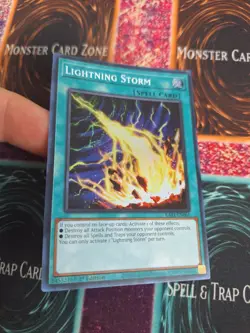 Yugioh Lightning Storm RA01-EN061 Super Rare 1st Edition Near Mint - Image 2
