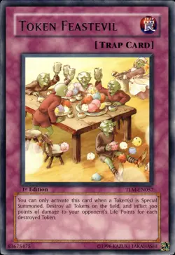 Token Feastevil - Rare 1st Edition TLM-EN057 - NM - YuGiOh - Image 1