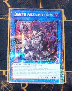YUGIOH Dharc the Dark Charmer, Gloomy (BACH-EN049) Starlight Rare 1st Edition NM - Image 1