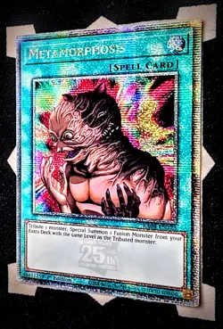 Metamorphosis RA04-EN123 Quarter Century Rare 1st Edition Yugioh - Image 1