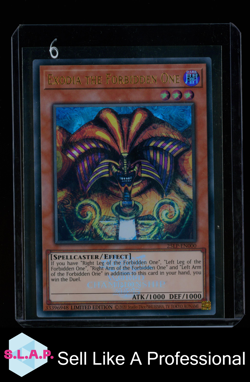 EXODIA THE FORBIDDEN ONE YUGIOH 25LP-EN000 2025 LIM PACK WORLD CHAMP 2025 UR ENG - Image 1