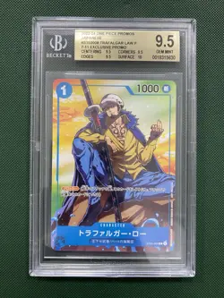 Trafalgar Law Japanese Promo ST03-008 One Piece TCG Card Graded BGS 9.5 - Image 1
