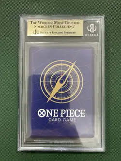 BGS 9.5 Monkey D Luffy P-043 Shonen Jump Holo Promo One Piece Card Japanese - Image 2