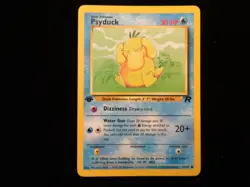 Pokemon ~ PSYDUCK ~ Team Rocket FIRST EDITION Card 65/82 NM ~ Near Mint - Image 1