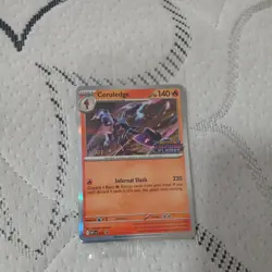 Phantasmal Flames Sealed Staff Prerelease Promo Pokemon 4 Cards NM - Image 1
